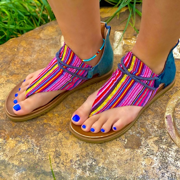 Very G Shoes Serape Sandals Poshmark